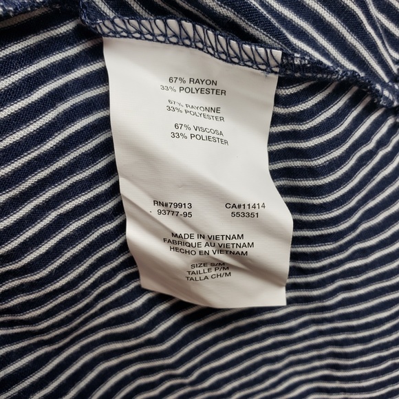 2/$20 Motherhood Maternity | Stripped V Neck Top - Picture 6 of 6